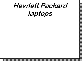 Text Box: Hewlett Packard laptops 